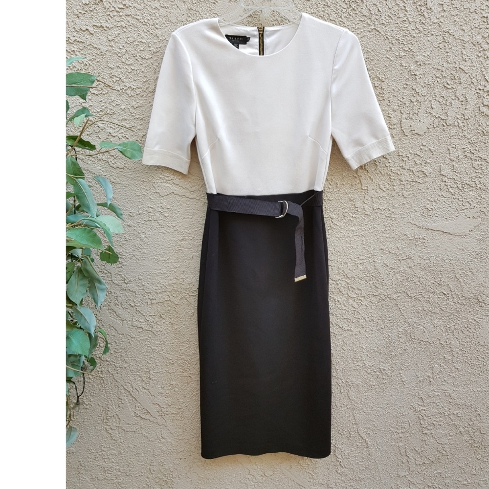 Ted baker colorblock dress